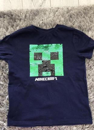 Качественная футболка minecraft