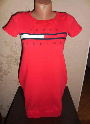 Спортивное платье * tommy hilfiger* внутри начесик, р. xxs.. 12-13 лет (152-158 см)
