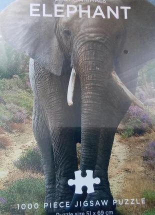 Нові пазли elephant із 3-d зображенням на 1000 шт.