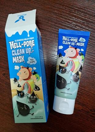 Маска-плівка для очищення пор elizavecca hell pore clean up mask, 100 мл1 фото