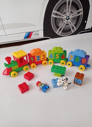 Lego duplo поїзд із цифрами рахуй і грай.