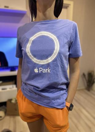 Apple park футболка синя коло 100% котон