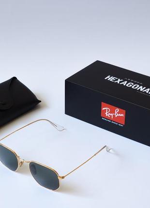 Солнцезащитные очки ray ban hexagonal titanium 0rb81483 фото