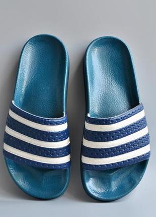 Жіночі вінтажні шльопанці adidas adilette 80s slovenia4 фото