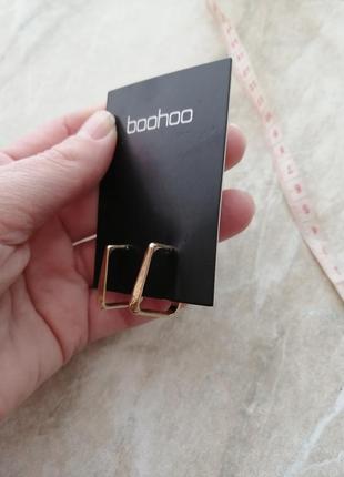 Серьги boohoo5 фото