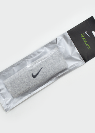 Відео повязка сіра nike headband grey one size махрова