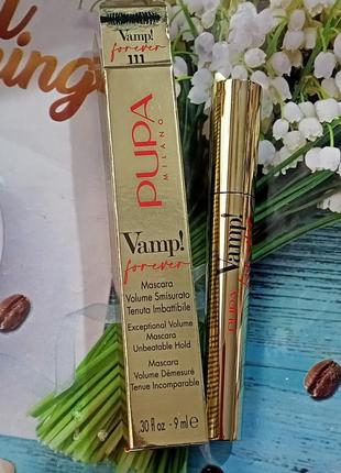 Pupa vamp! forever mascara туш для ресниц
 оригинал. 9 мл1 фото