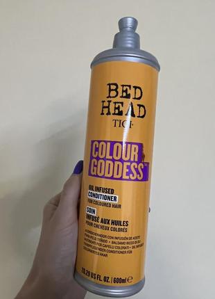 Шампунь или кондиционер для окрашенных волос tigi bed head colour goddess oil infused