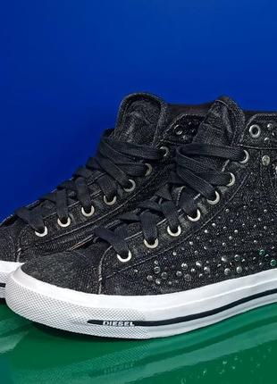 Женские высокие кеды diesel sneakers exposure iv оригинал2 фото