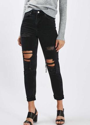 Topshop moto mom рванки мом1 фото