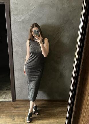 Сукня вечірня з блискітками