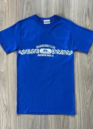 Мужская винтажная хлопковая футболка с принтом quiksilver