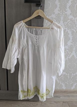 Дышащая коттоновая туника-блуза,100 грн1 фото