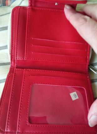 Жіночий гаманець-партмоне з текстилю3 фото