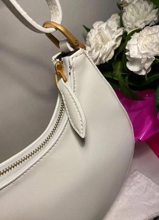 Женская сумка большая белая клатч пламесяц под стиль фенды фенди6 фото