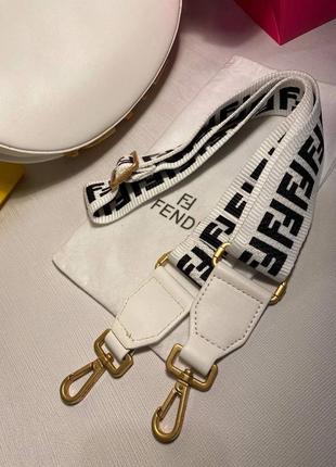 Женская сумка большая белая клатч пламесяц под стиль фенды фенди7 фото
