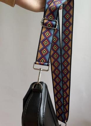 Додатковий ремінець для сумки ремінчик до сумки кольоровий ремінь стропа плечовий запасний1 фото