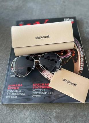 Cонцезахистні окуляри roberto cavalli 61mm browline aviator