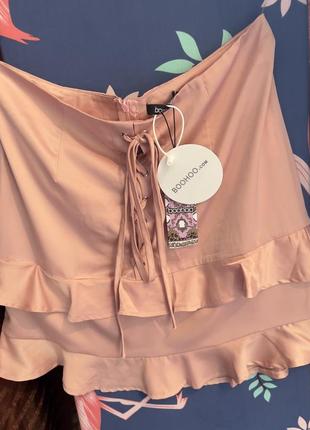 Короткая юбка марка boohoo