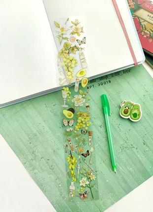 Набір #50 для скрапбукінга, творчості, наліпки,наклейки,стікери,красиві картинки для зошита блокнота записника, скетча скетчбукінга, квіти