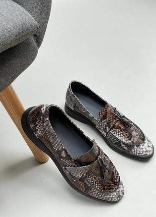 Кожаные туфли лоферы из натуральной кожи кожа кожаные туфлы лоферы натуральная кожа6 фото