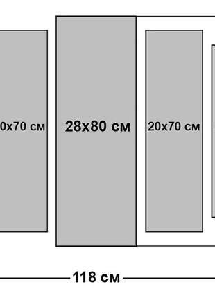 Модульная картина из 5 частей в гостиную спальню кофе art-363_5 ( 80х118см ) melmil5 фото