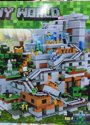 Конструктор майнкрафт горная пещера 76010 аналог lego minecraft 21137  - 2688  детали
