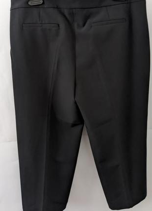 Стильные брюки кюлоты, шорты, черные, летние легкие, кроп, классические, широкие, штаны, бриджи2 фото