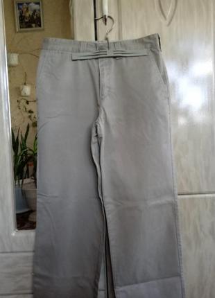 Коттоновые брюки р.32-34