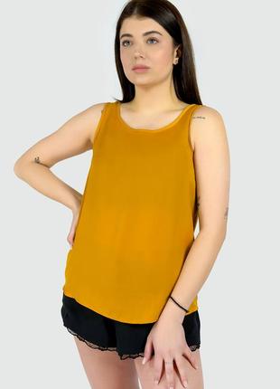 Майка stradivarius 2015/209/330 желтая l