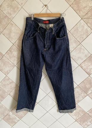 Красивые джинсы синего цвета без дефектов мужские джинсы1 фото