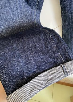 Красивые джинсы синего цвета без дефектов мужские джинсы3 фото