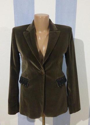 Шикарний оксамитовий жакет curling