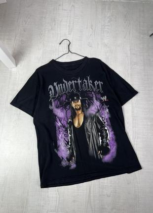 Футболка world wrestling entertainment undertaker vintage t-shirt