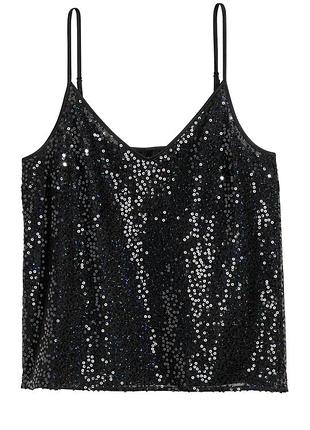 Майка с пайетками