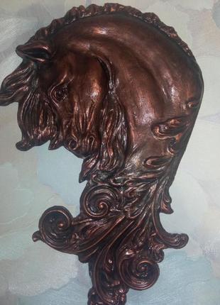 Панно "бронзовая лошадь" 2