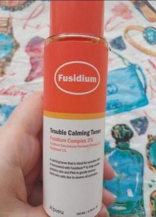 Заспокійливий тонер apieu fusidium trouble calming toner, 100 мл 4/2024