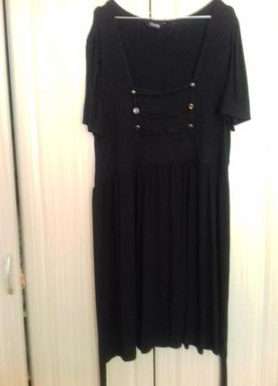 Літній трикотажне плаття великого розміру