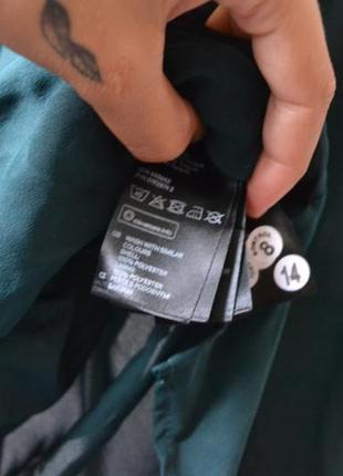 Легкая прозрачная блуза с контрастными вставками h&amp;m7 фото