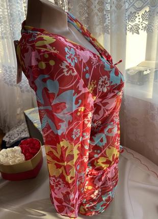 Новое пляжное платье накидка от элитного бренда с маг этикетками 💙💛7 фото