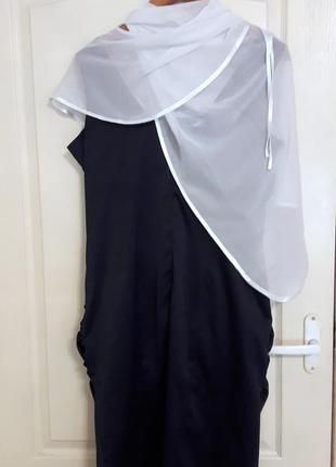 Праздничное платье с накидкой2 фото