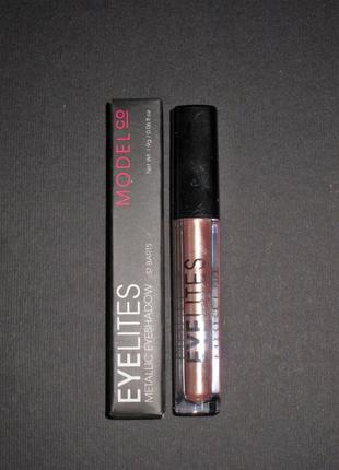 Рідкі металеві тіні для повік model co eyelites metallic eyeshadow st barns3 фото