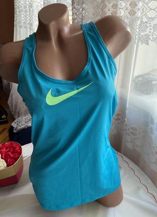 Оригінал!! майка маєчка для спорту nike pro dri-fit 💙💛