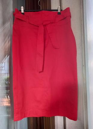 Красная юбка-миди calliope