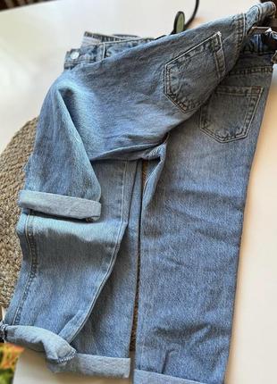 Стилтящие джинсы с вышивкой для девочек 0-12 месяцев2 фото
