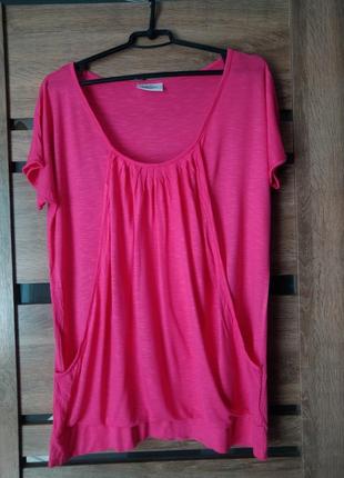 Невесомая футболка-туника gina benotti 100% вискоза