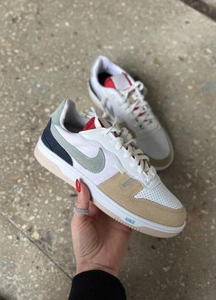 Кроссовки nike n.354 white/beige