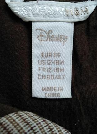 Брюки в клетку disney h&m3 фото