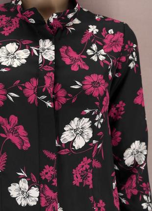 Красива подовжена блузка "boohoo" з квітковим принтом. розмір uk8/eur36 (s).3 фото