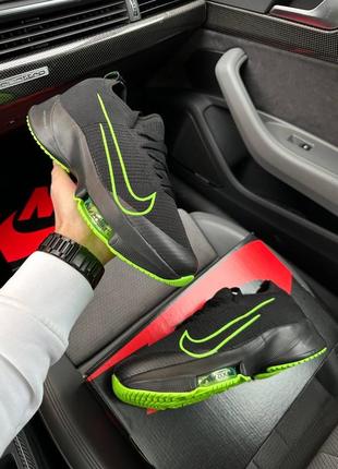 Мужские кроссовки nike air zoom tempo next% all black green